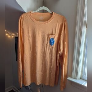 Southern Tide Fish Fillet Feast Long Sleeve Natuical Tee